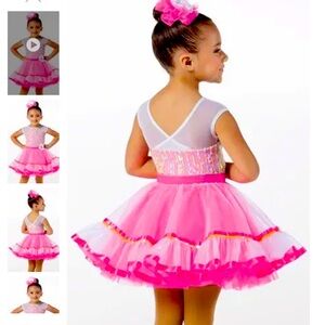 Weissman dance costume Reet petit in pink